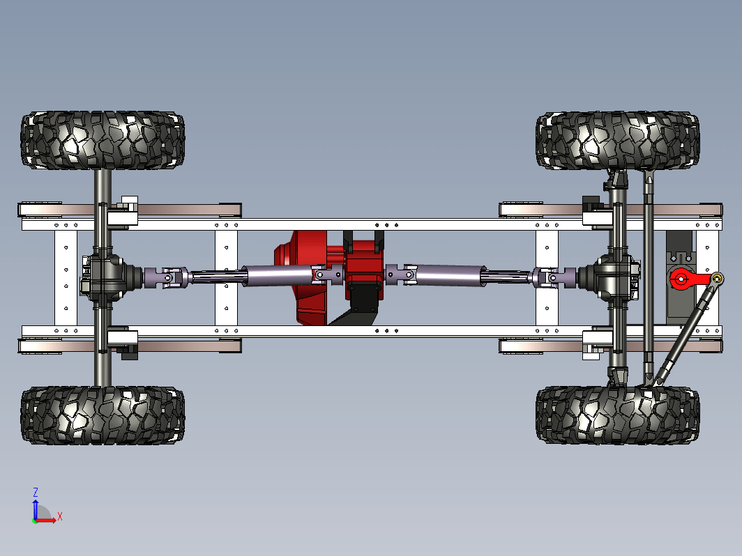 RC 1比10 Car frame遥控车底盘