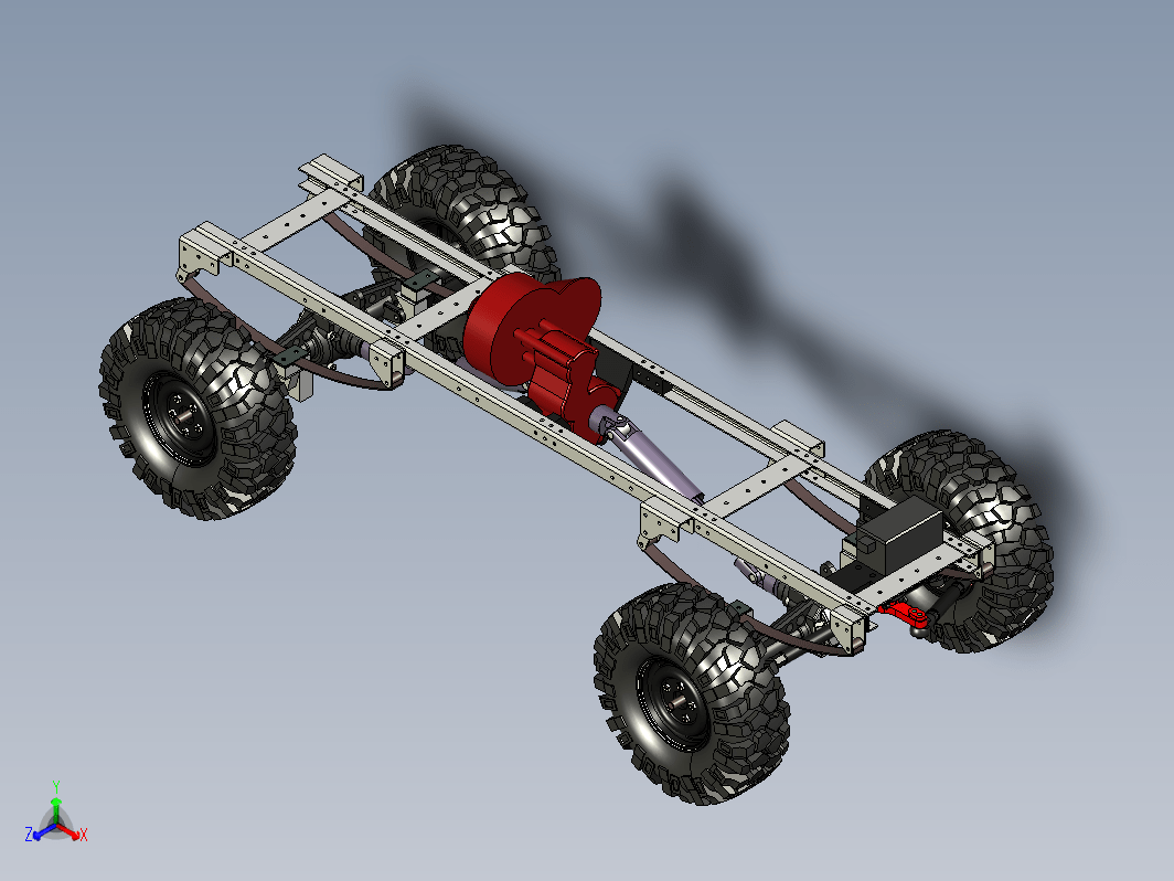 RC 1比10 Car frame遥控车底盘