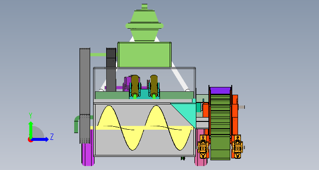 小型除雪机三维SW+CAD+说明书