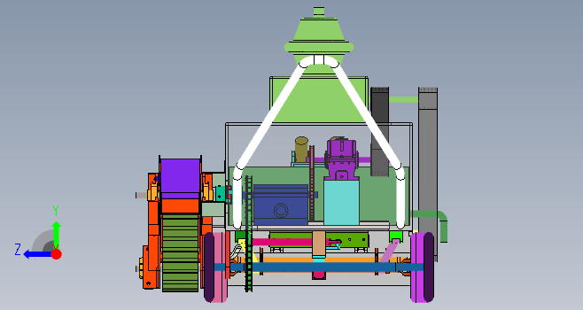 小型除雪机三维SW+CAD+说明书