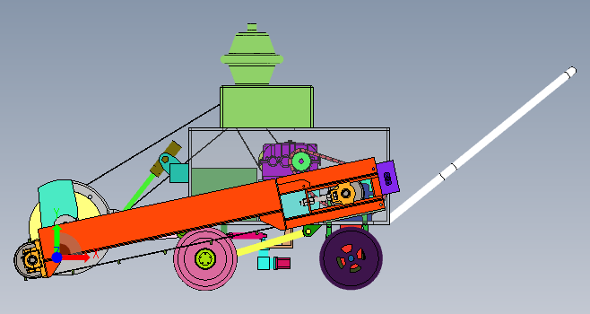 小型除雪机三维SW+CAD+说明书