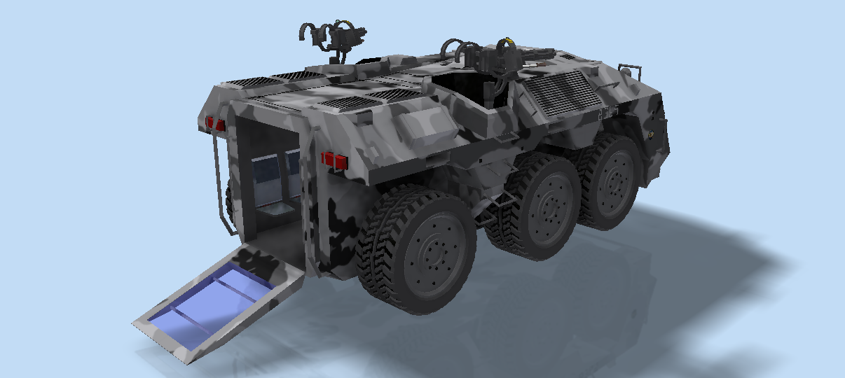 USC APC装甲车玩具