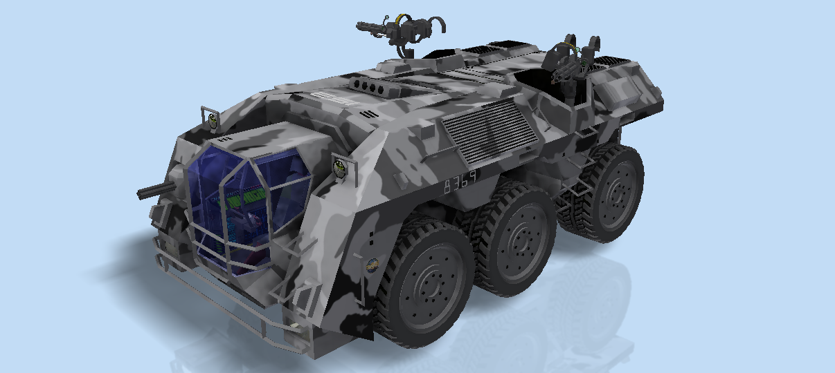 USC APC装甲车玩具