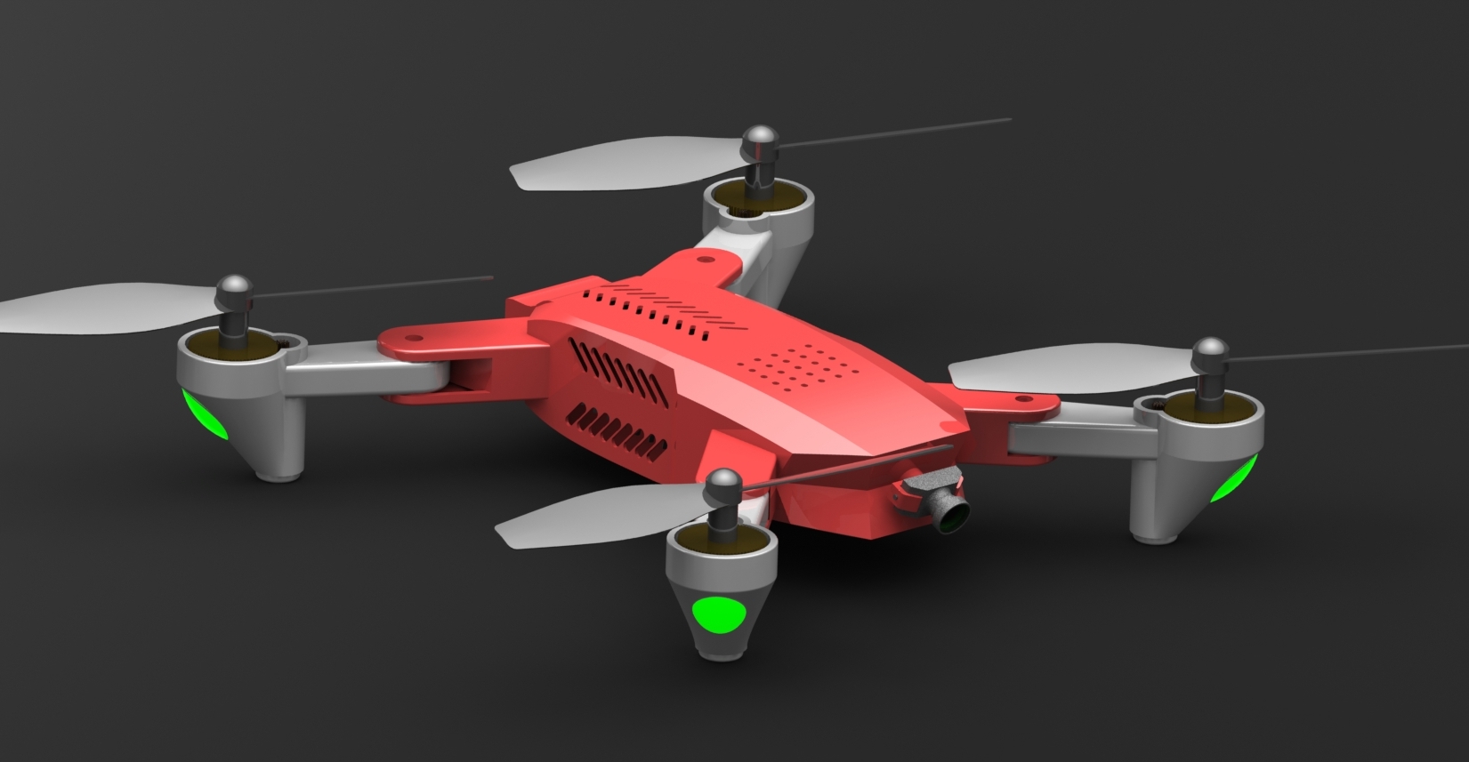 四轴无人机造型 Drone 3D MODELLING