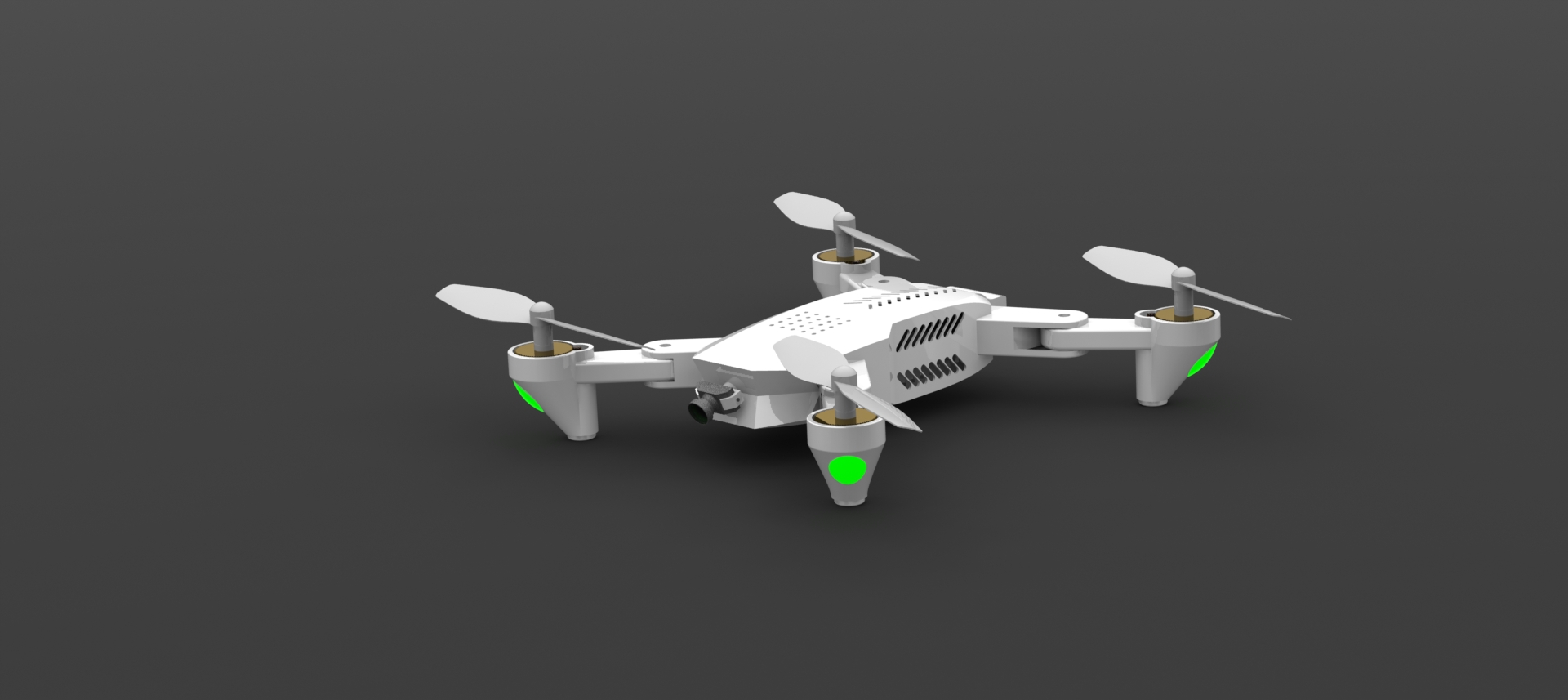 四轴无人机造型 Drone 3D MODELLING