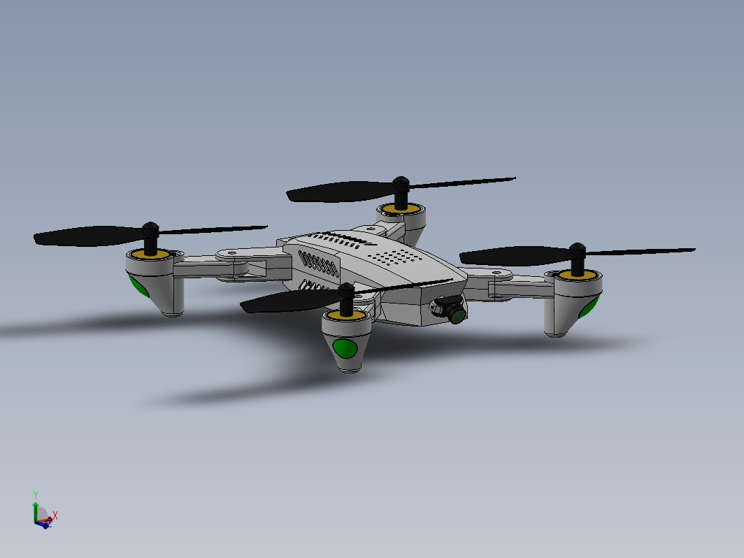 四轴无人机造型 Drone 3D MODELLING