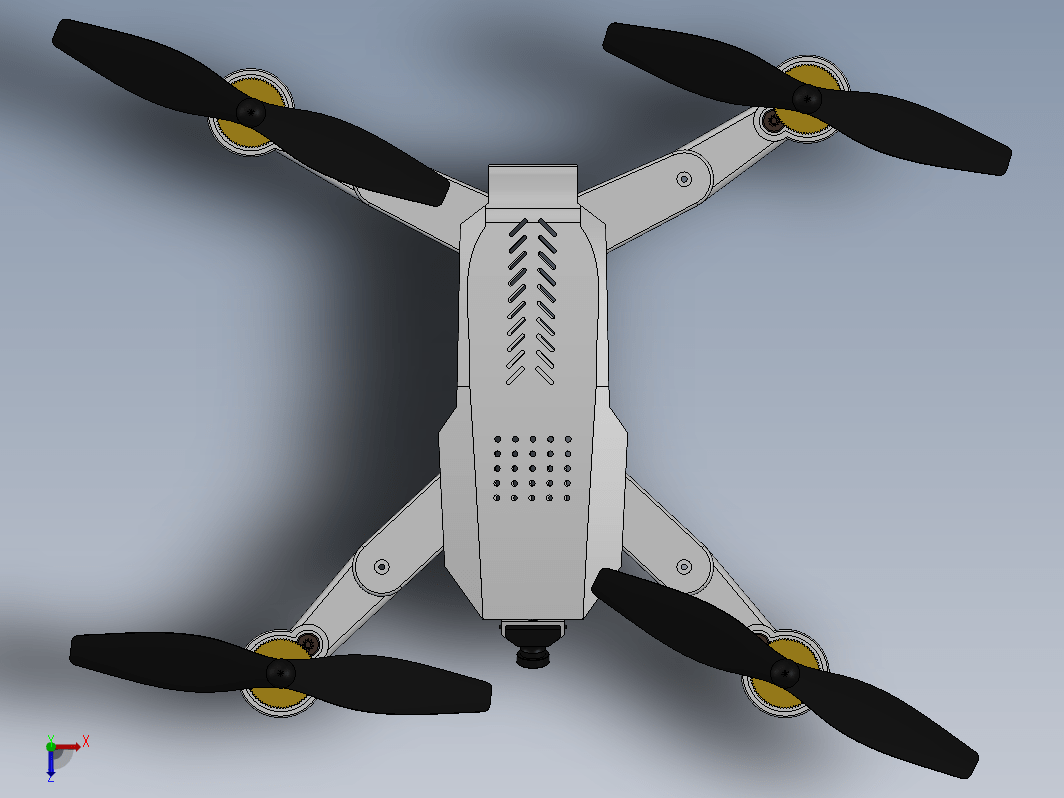 四轴无人机造型 Drone 3D MODELLING