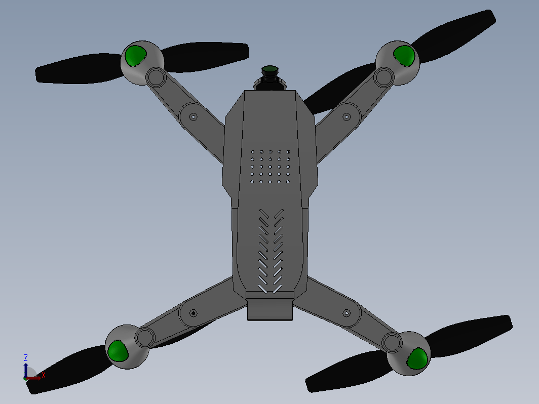 四轴无人机造型 Drone 3D MODELLING