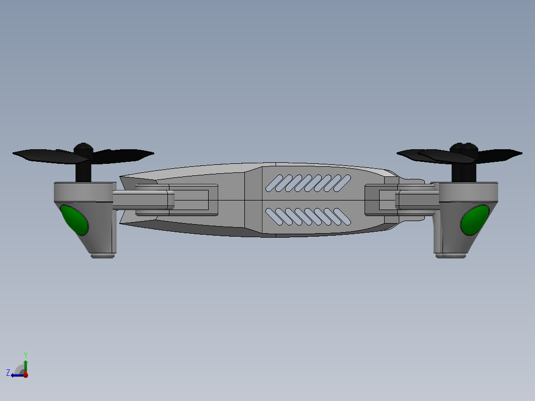 四轴无人机造型 Drone 3D MODELLING