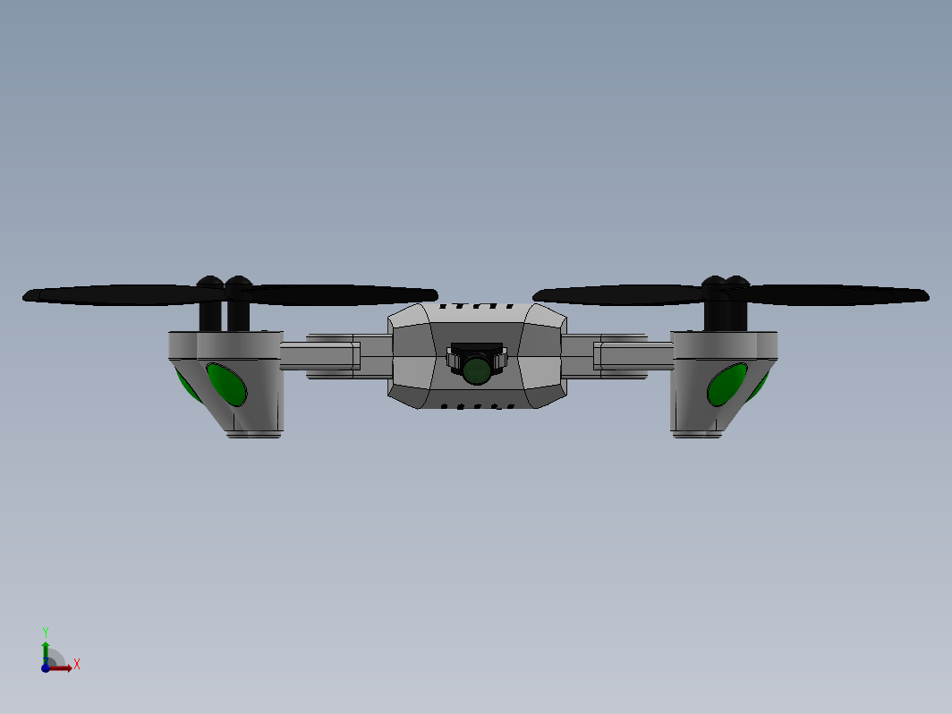 四轴无人机造型 Drone 3D MODELLING