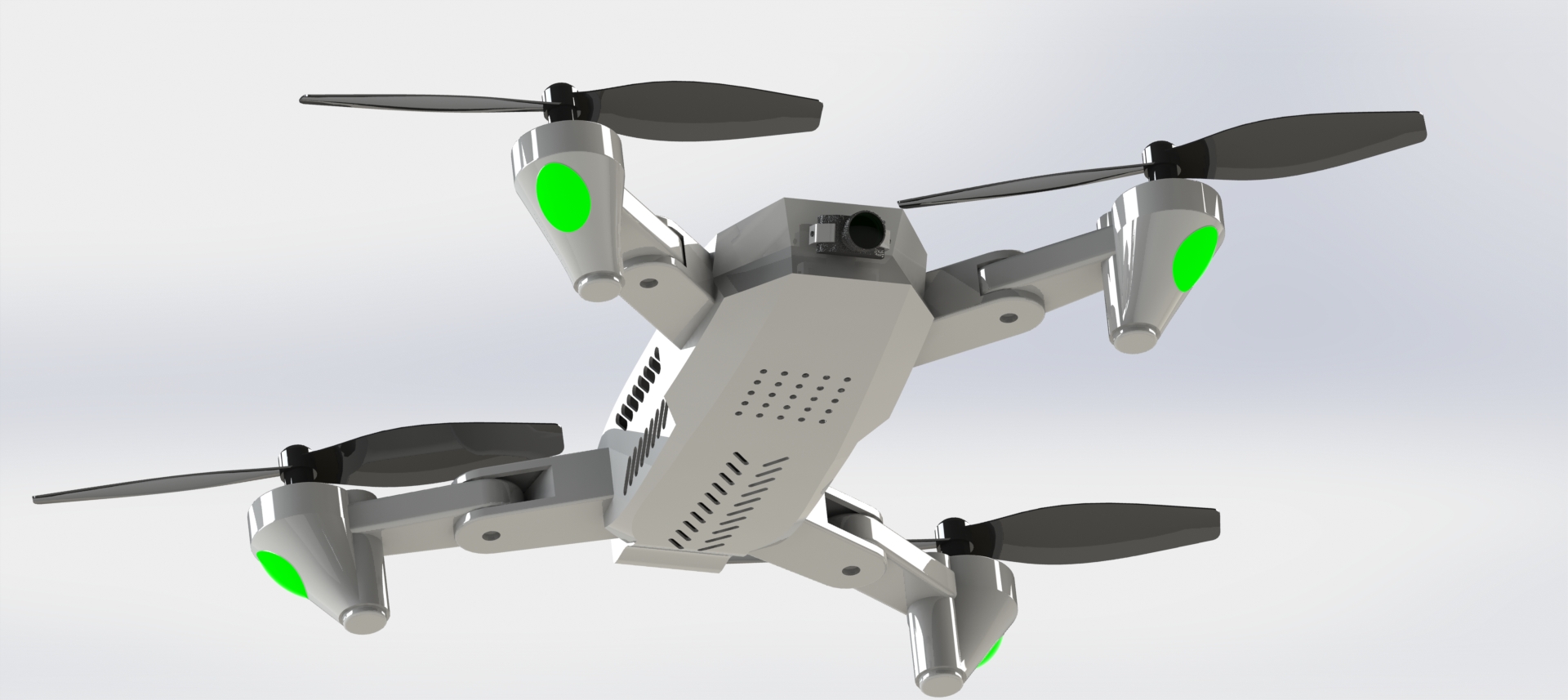 四轴无人机造型 Drone 3D MODELLING