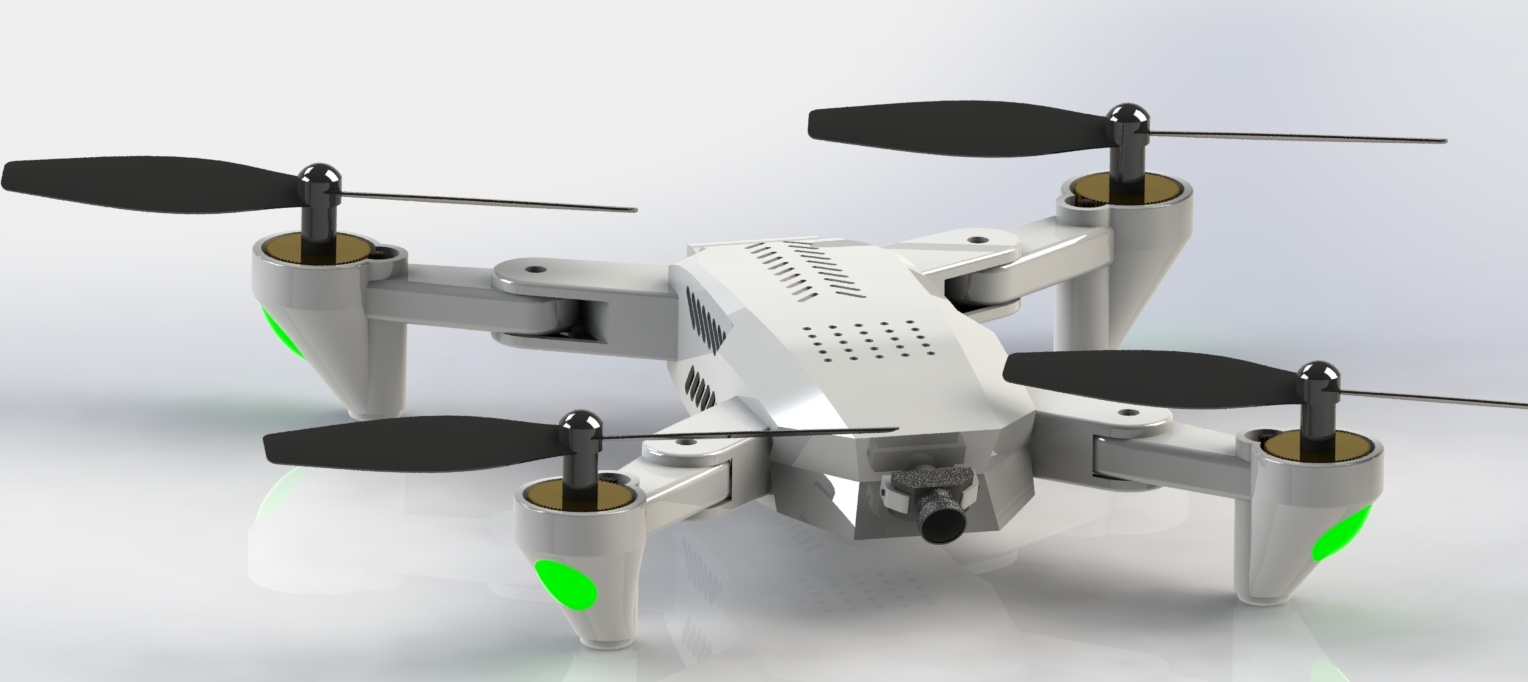 四轴无人机造型 Drone 3D MODELLING