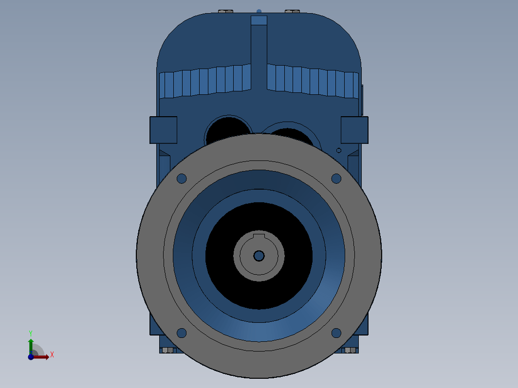 FAF97 B5法兰空心轴安装平行轴-斜齿轮减速电机[FAF97-112.99Y4.0-4P-M5-J1]