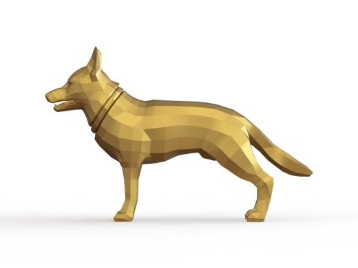 简易德国牧羊犬造型缩略图