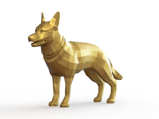 简易德国牧羊犬造型缩略图