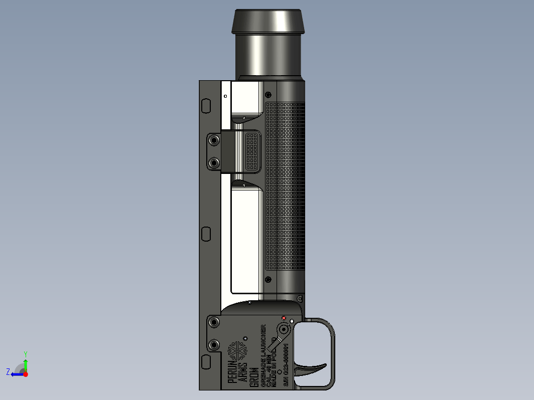 Mil-STD-1913型火箭炮发射器