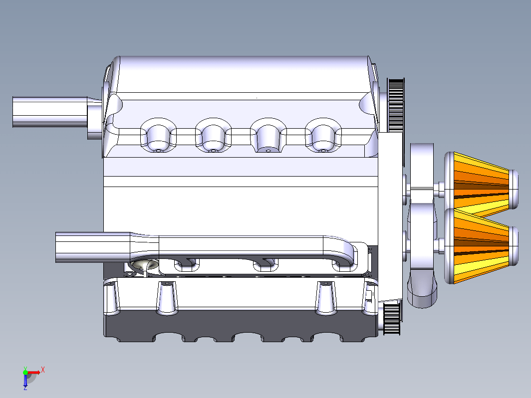 V6 发动机模型