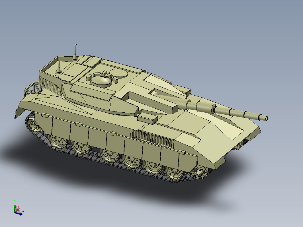 梅卡瓦3主战坦克模型 Merkava 3