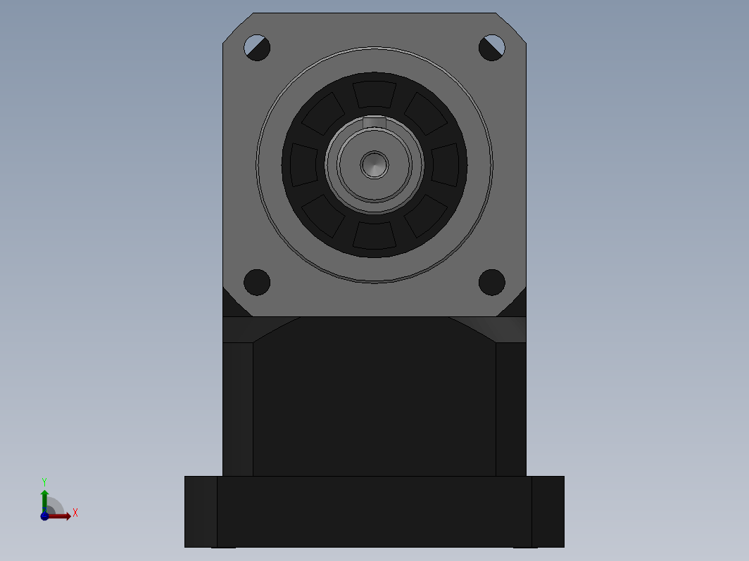 ZPLX60转90(孔输出)[ZPLX60-5-S2-P2-16]精密行星减速机