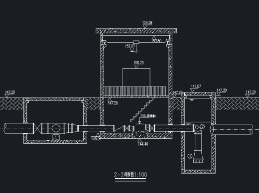 某城市给水工程二级水泵站工艺设计+CAD+说明书缩略图