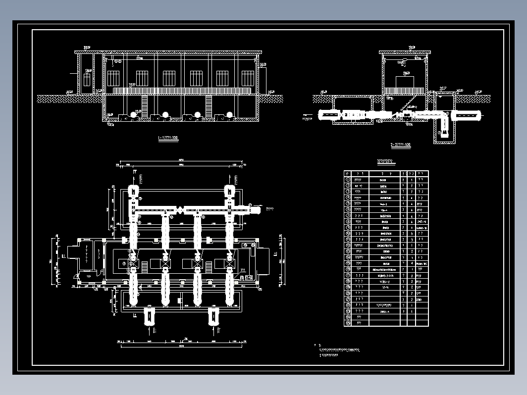 某城市给水工程二级水泵站工艺设计+CAD+说明书