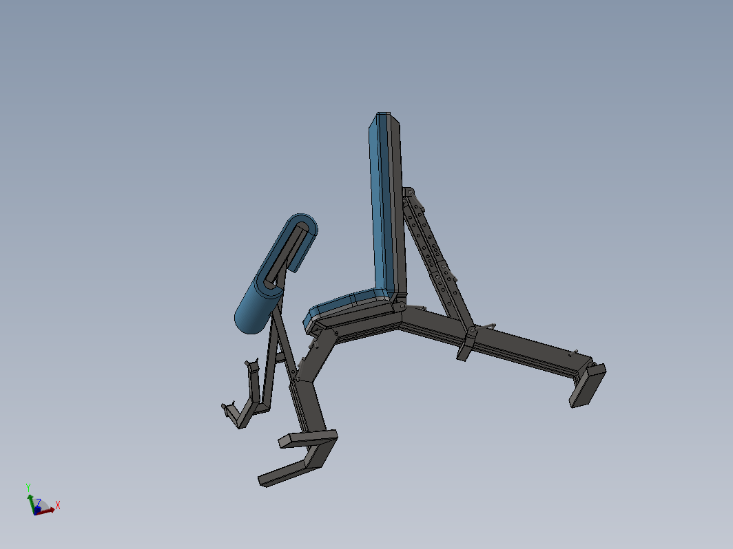 折叠功能的健身凳