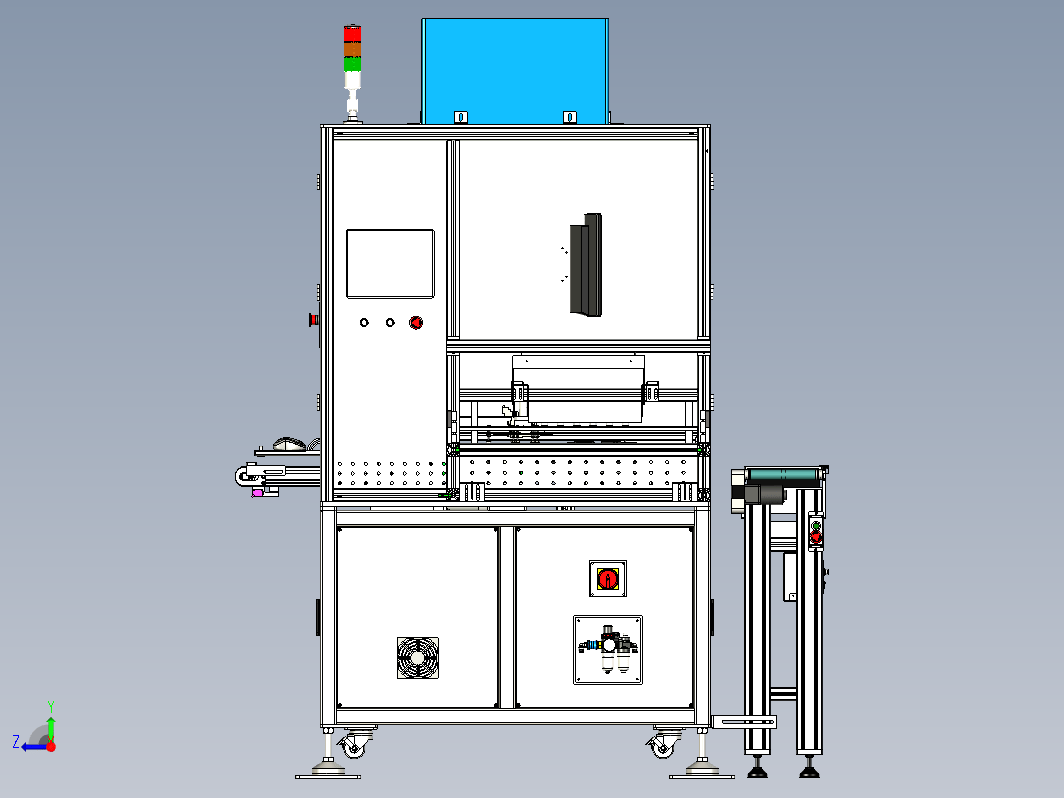 主板，面板等CCD视觉检测设备，人工上料，自动下料，协作机器人搬运