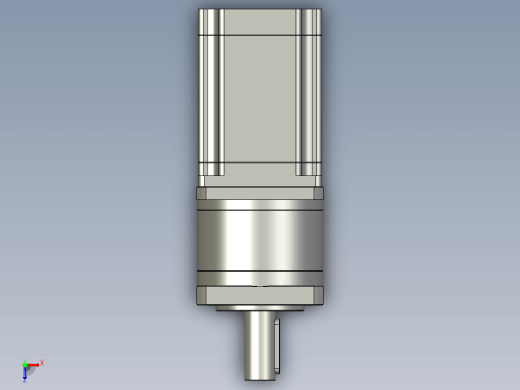 YK57HB80-PG10  57mm两相步进减速机电机（3D）缩略图