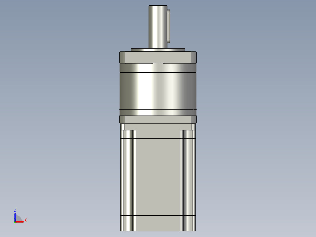 YK57HB80-PG10  57mm两相步进减速机电机（3D）