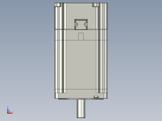 YK86HB118-4432K-01SC  86mm两相步进刹车电机（3D）缩略图