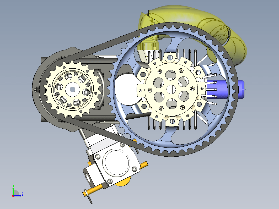 RR 258 RG自制模型飞机发动机