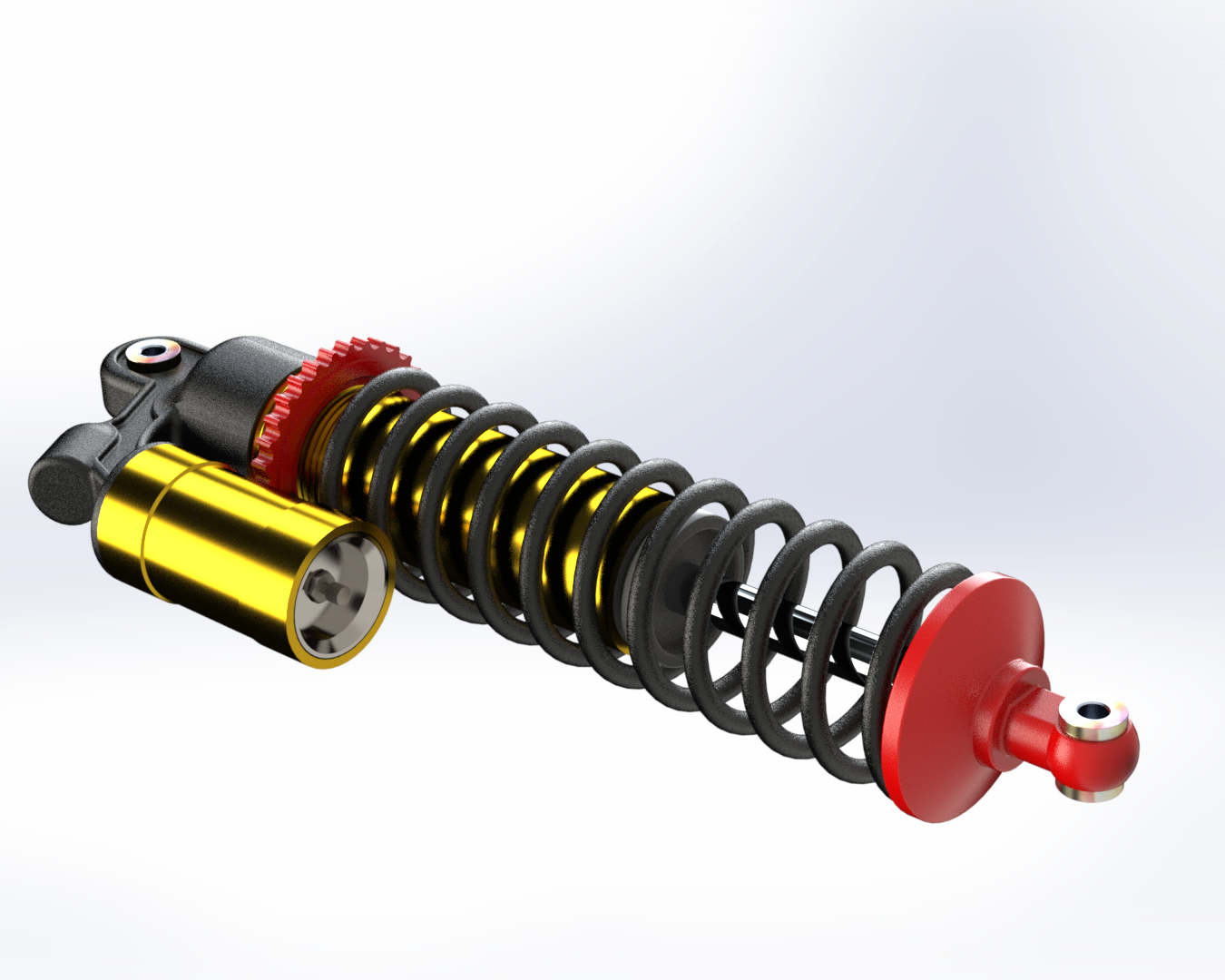 悬架减震器造型 suspension shock absorbers