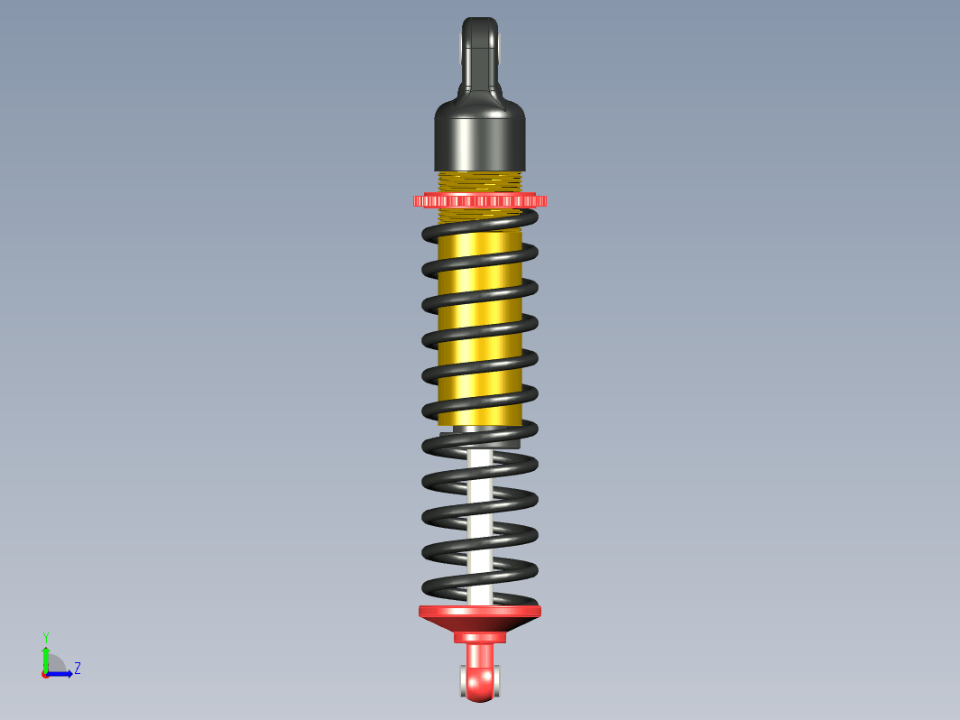 悬架减震器造型 suspension shock absorbers
