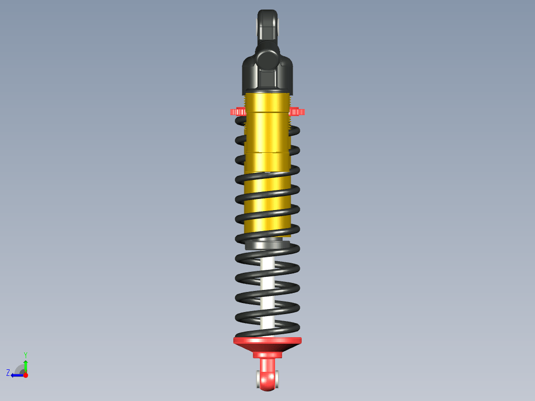 悬架减震器造型 suspension shock absorbers