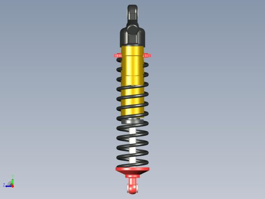 悬架减震器造型 suspension shock absorbers缩略图