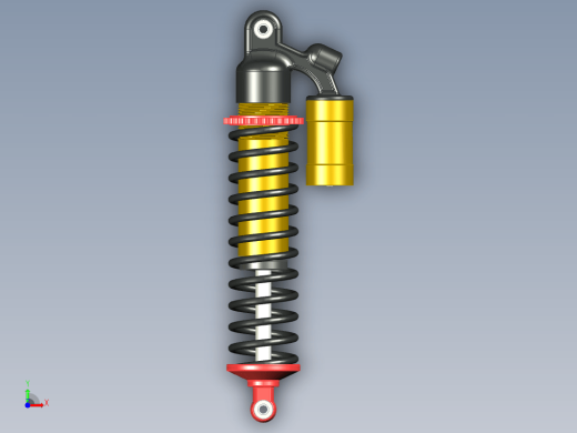 悬架减震器造型 suspension shock absorbers缩略图