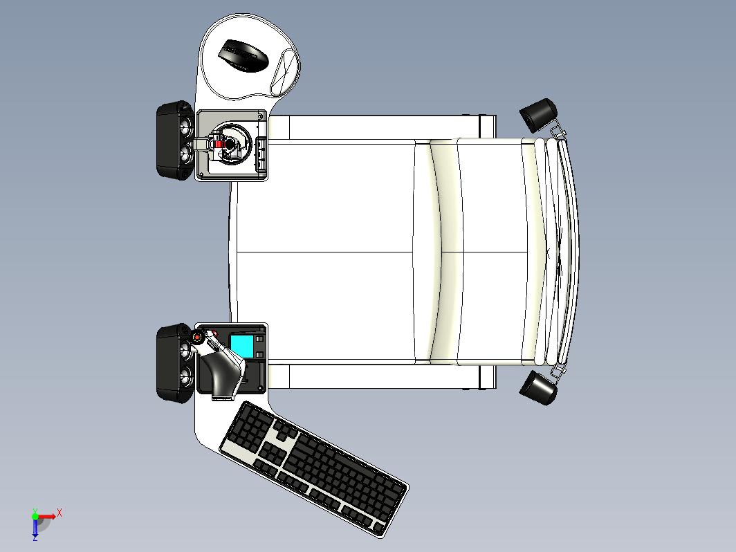 飞行操控模拟座椅