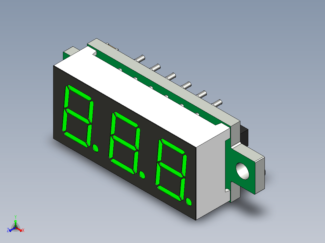 电压表 2,8 英寸显示屏 DC 0V-100V 3 线