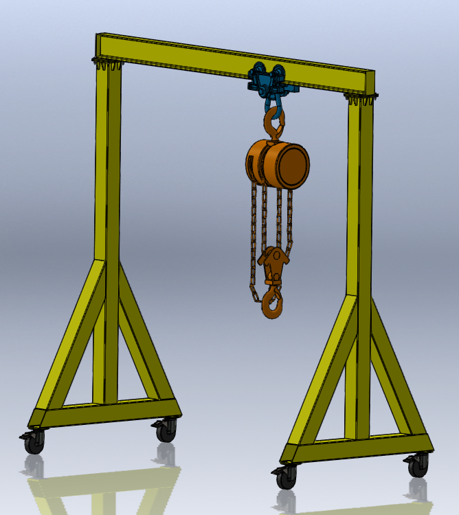 Crane移动小型吊架