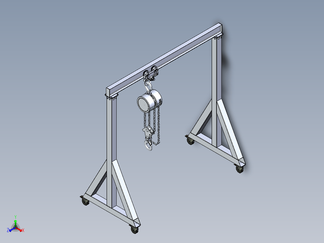 Crane移动小型吊架