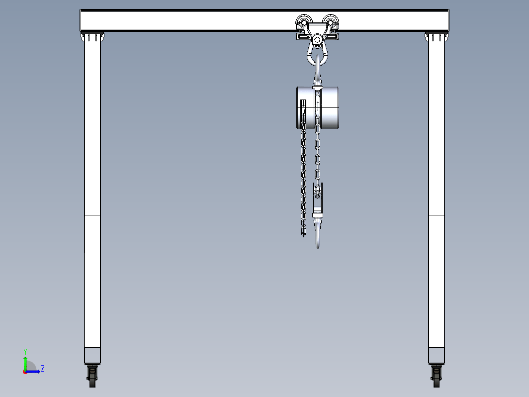 Crane移动小型吊架