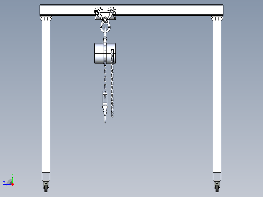 Crane移动小型吊架