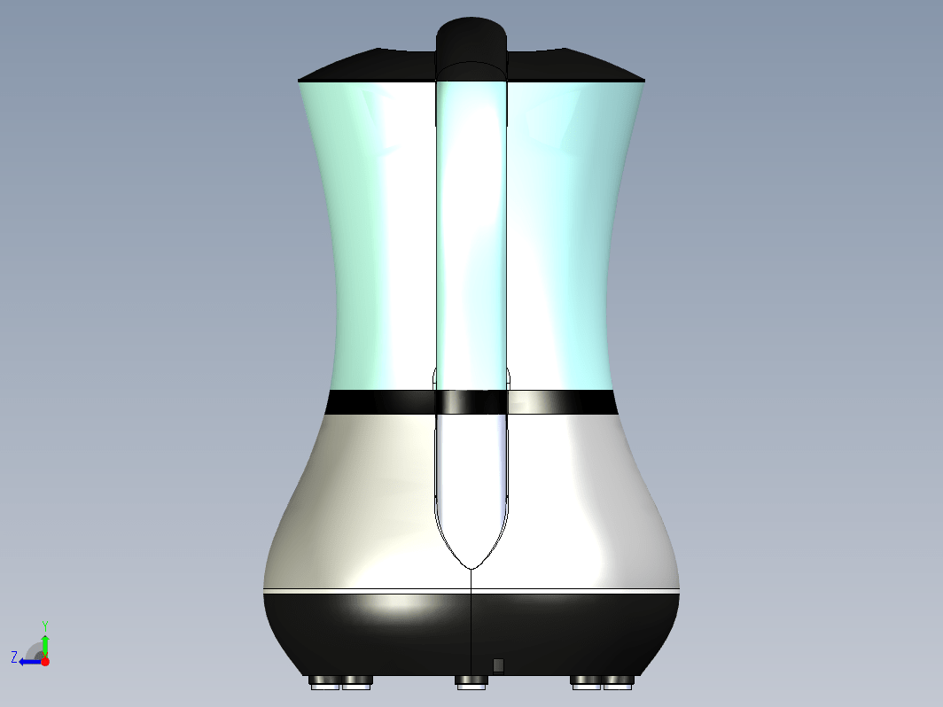 热可可茶壶模型