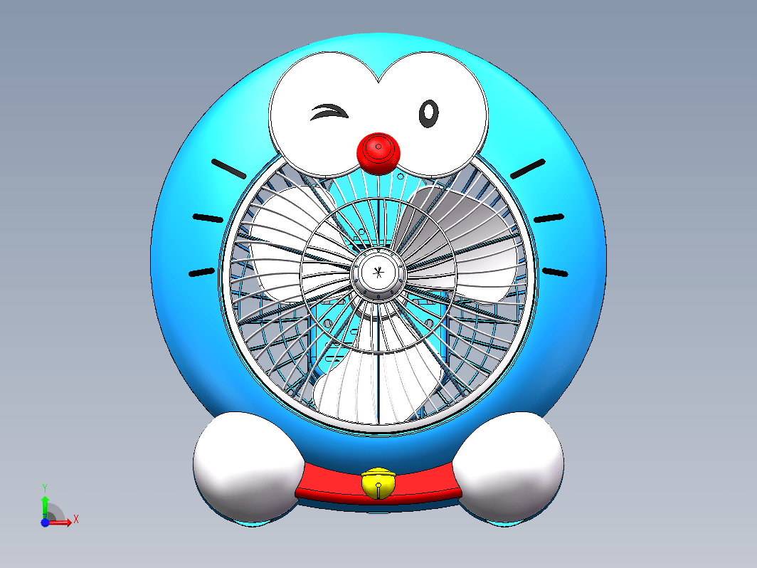 叮当猫迷你风扇 