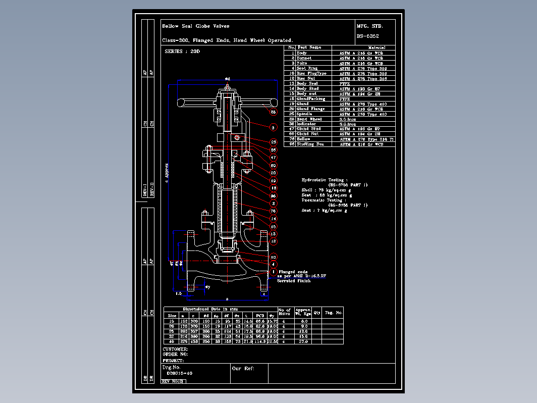 阀门 D20015-40