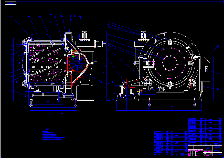 滚筒式抛丸清理机的设计(总装、弹丸循环及分离装置、集尘器)CAD+说明书