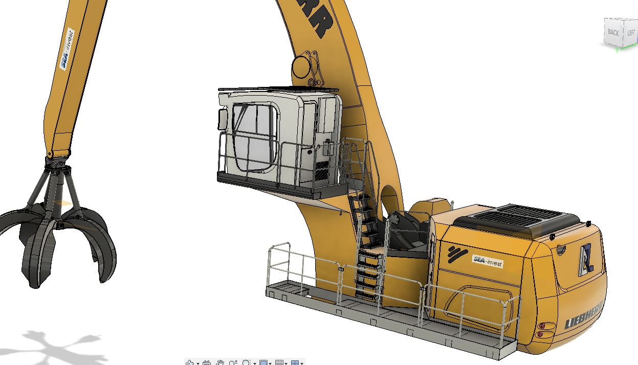 Liebherr LH120 crane轮式挖掘机