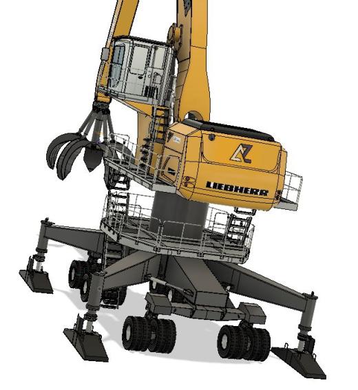 Liebherr LH120 crane轮式挖掘机缩略图