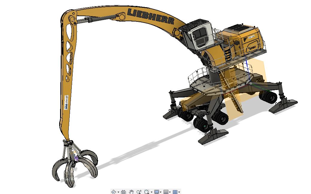 Liebherr LH120 crane轮式挖掘机