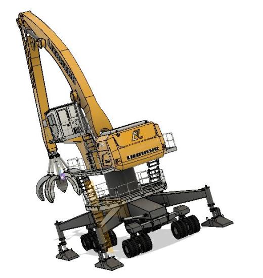 Liebherr LH120 crane轮式挖掘机缩略图